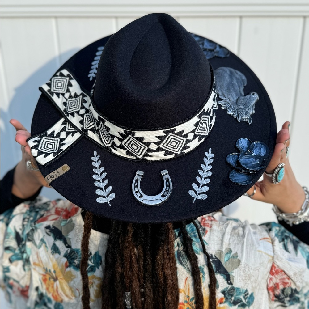 Hand painted hat